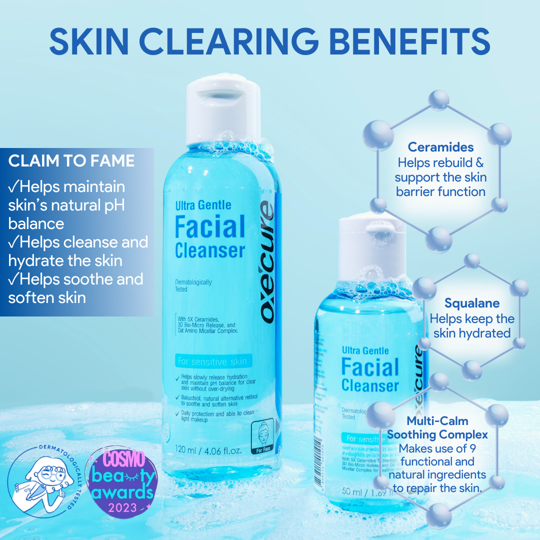 OXECURE Ultra Gentle Facial Cleanser 120ml