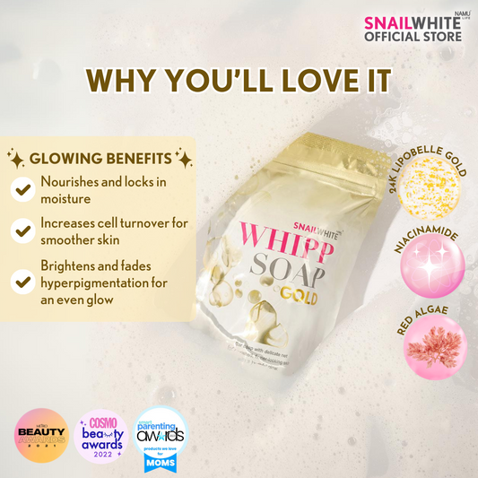 SNAILWHITE Whipp Soap Gold 100g