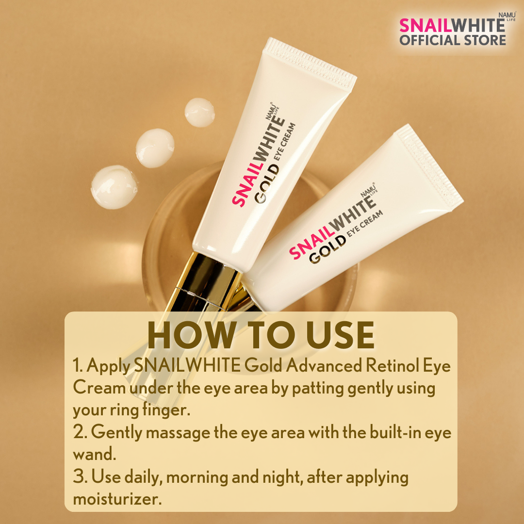 SNAILWHITE Gold Advanced Retinol Eye Cream 15ml