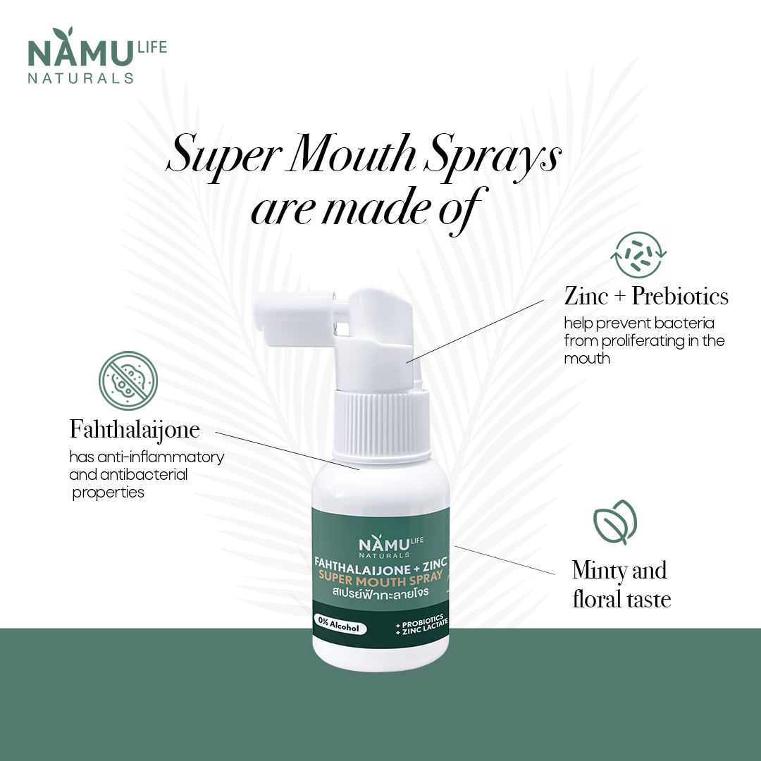 NAMULIFE Naturals Fahthalaijone + Zinc Super Mouth Spray 20ml