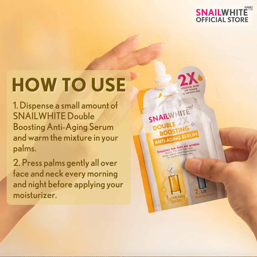 SNAILWHITE Double Boosting Anti-Aging Serum 40ml+40ml