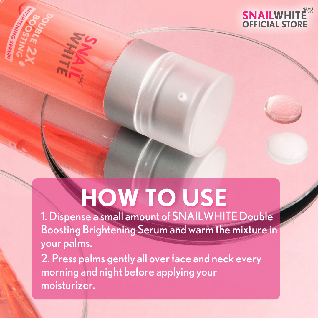 SNAILWHITE Double Boosting Brightening Serum 4ml+4ml