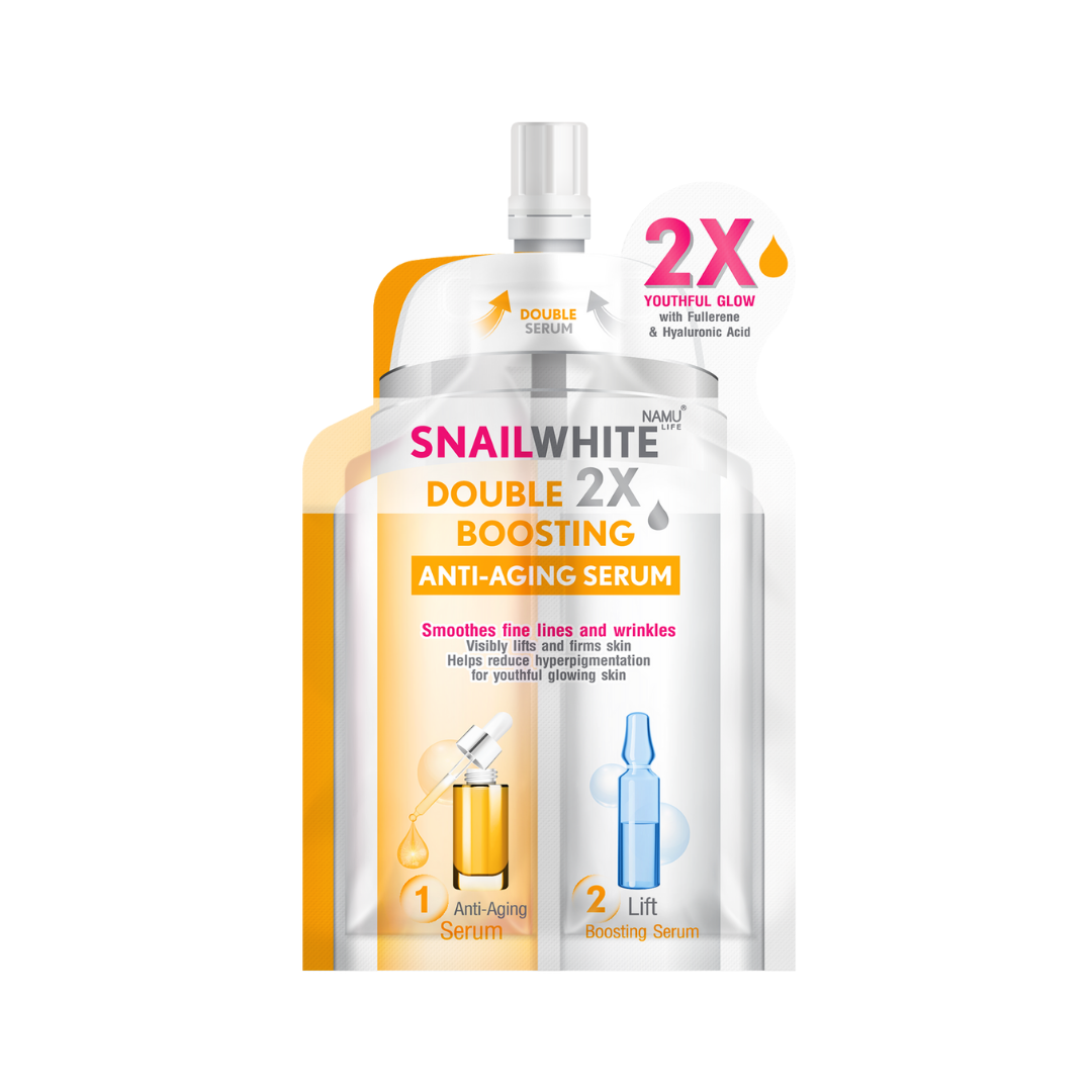 SNAILWHITE Double Boosting Anti-Aging Serum 4ml+4ml