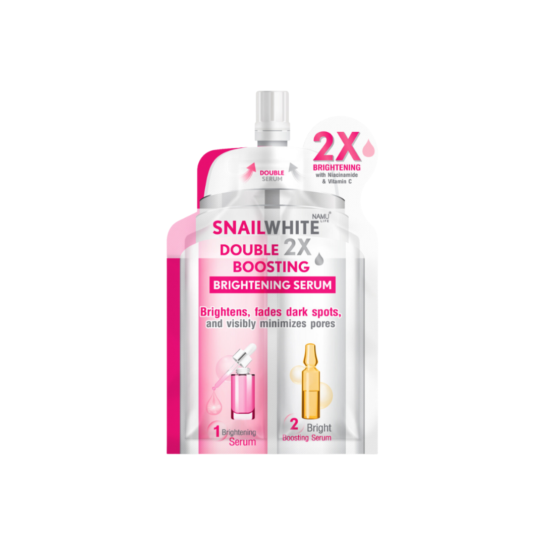 SNAILWHITE Double Boosting Brightening Serum 4ml+4ml